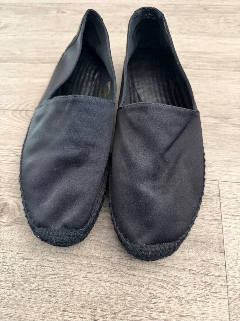 Yves Saint Laurent Black Men's Slip-On Espadrilles